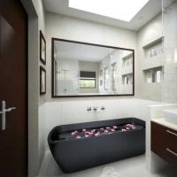 Выбор плитки в процессе дизайна малогабаритной ванной Ремонт малогабаритной ванной варианты дизайна